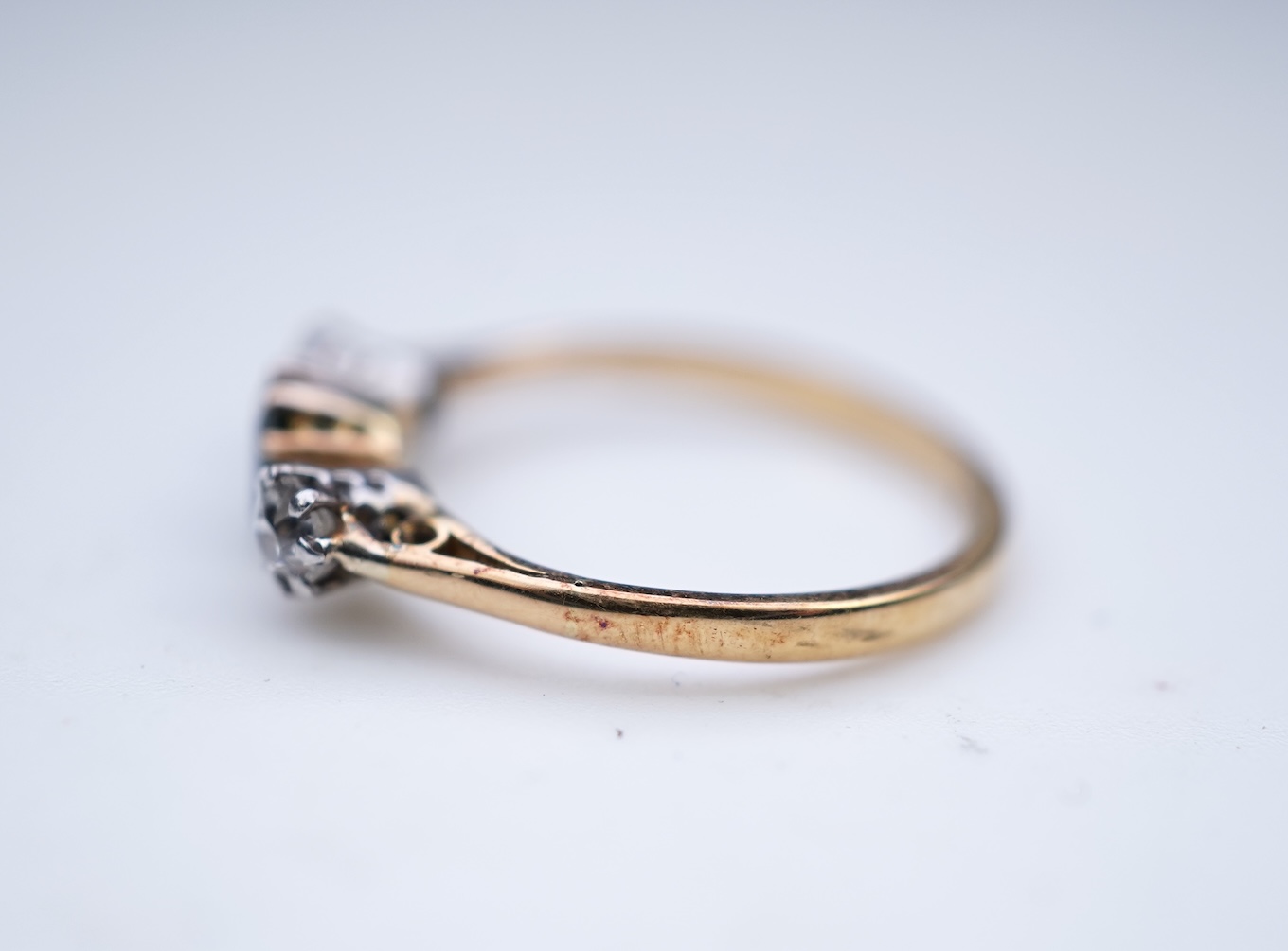 A tsavorite and diamond ring